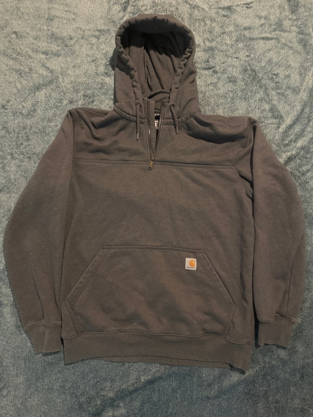 Carhartt Rain Defender Hooded Pullover Sweatshirt - Charcoal Color Size Large